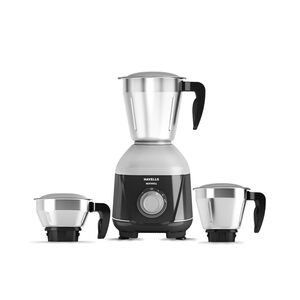 Havells Mixwell - N 500W 3 Jar Mixer Grinder, Black, Grey