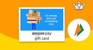 Amazon: Flat ₹100 on min ₹4000 Amazon Pay Gift card purchase using UPI