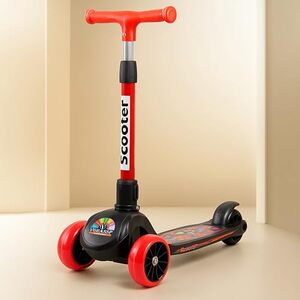 [2% Coupon] VGRASSP 3-Wheel Foldable Kids Skate Scooter