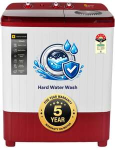 Realme 7 Kg Semi Automatic Top Load Maroon, White Washing machine
