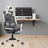 IAFA FURNITURE® Ergolux High Back Ergonomic Office & Study Chair | 3 Year Warranty | Adjustable Height, Tilt Lock, 2D Headrest, Adjustable Arms & Lumbar Support | Nylon Base | DIY (Grey)