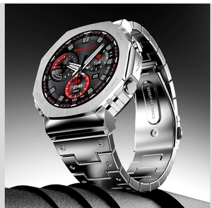 Fire Boltt Obsidian 33.5mm (1.32 inch) AMOLED Display, Stainless Steel Design, 466 * 466 px Resolution, Bluetooth Calling, Multiple Sports Modes, Health Mode, IP67, Weather Updates 