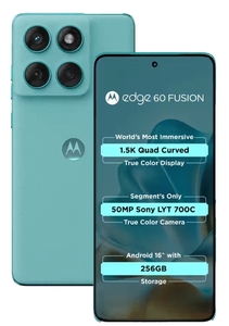 Motorola Edge 60 Fusion | 12 GB RAM & 256 GB Storage | 5500 mAh Battery | 50 MP + 13 MP Rear Camera | 6.67" Display | 