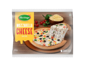Heritage Mozzarella Cheese Diced 500g
