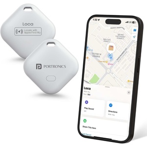 Potronics Loca Item Finder With Upto 1 Year Battery Life, Bluetooth Tracker, mfi Certified | White