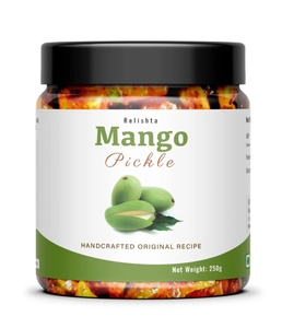Handcrafted Traditional Mango Pickle 250g @ ₹38