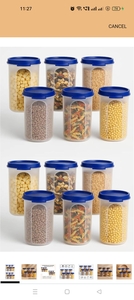 Sulfar Round Modular Container Set – 500 ml, Airtight & BPA-Free (Pack of 12) 