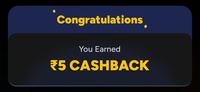 Bhim - Milestone Challenge - Extra 5 cashback  (5 transactions)
