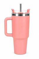 1200ml Stainless Steel Vacuum Insulated Tumbler | Travel Water Cup (Peach) | 1200ml Capacity, Vacuum Insulated, Stainless Steel Body, Hot and Cold Use, Reusable, Travel Friendly 