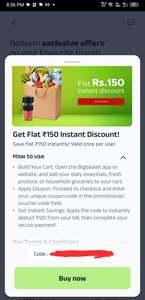 SuperMoney × BigBasket: Get ₹150 BigBasket Discount Voucher(Account Specific)