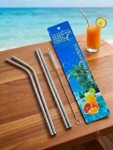 Digihaat: Stainless Steel Straws Pack of 5 @ ₹32