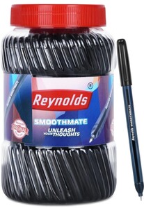 Reynolds Smoothmate Ball Pen (Pack of 50, Ink Color - Black)