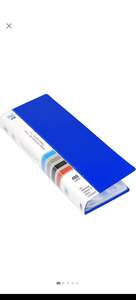 WeKonnect Blue Business Visiting Card Book Case Organizer Holds 480 Card Holder (Set of 1, Blue)