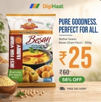 Digihaat : Besan 500gm at ₹25