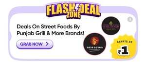 Swiggy Dineout: Flash Sale – Street Food Deals Starting at Just ₹1
