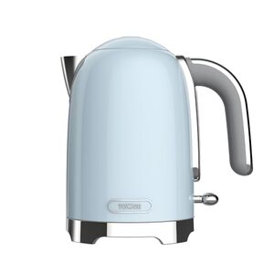 Tower Electric Kettle 1.7L Metal Body Auto Shut-Off 360° Base Blue