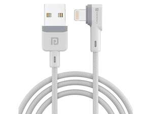 Portronics Konnect L 20W PD Quick Charge Type-C to 8-Pin USB Mobile Charging Cable, 1.2M, Tangle Resistant, Fast Data Sync - Whitesee less