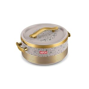 MILTON Insignia 1000 Casserole, 750 ml I ISI Certified I Inside Steel I PU Insulated I Food Grade I BPA Free I 1 Year Warranty I Easy to Carry Hot Box for Kitchen, Beige