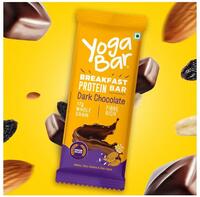 Yoga Bar Breakfast Protein Bar Dark Chocolate, 4g Protein,