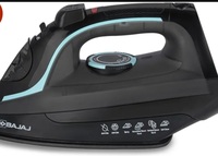 Bajaj MX 45 Steam Aluminium Soleplate Iron | 2000 Watts Power For Faster Ironing | Non Stick German Coated Technology | 220 Ml Water Tank Capacity | 2-Yr Warranty Black & Grey