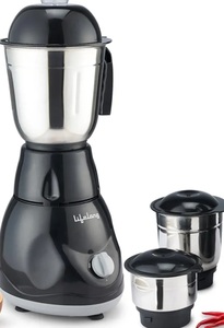 Lifelong LLMG23 Power Pro 500-Watt Mixer Grinder with 3 Jars (Liquidizing, Wet Grinding and Chutney Jar), Stainless Steel blades, 1 Year Warranty (Black)