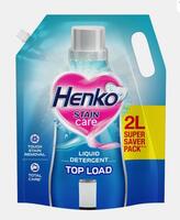 Henko Stain Care Top Load Fresh Liquid Detergent 2L