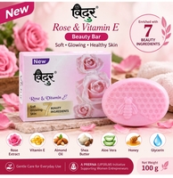 Rose & Vitamin E Beauty Soap Bar 100 gm