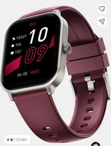 boAt Ultima Ember 2, 1.96" AMOLED, Ultra Bright 1000 nits, AOD, Functional Crown Smartwatch