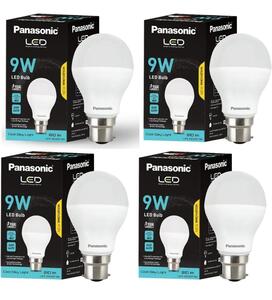 Panasonic Dura Saver 9W Bulb, B22 LED Bulb  (Pack of 4)