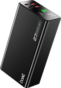 boAt 27000 mAh 22.5 W Power Bank (Onyx Black, Lithium-ion, for Ea...more