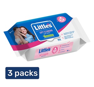 Bigbasket: Little's Baby Wipes (3×80 pc) (Location Specific)