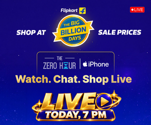 Watch live & get a chance to win an iPhone every 5 mins for ₹999. Today @7PM
