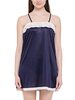 Clovia Women's Satin Mid Thigh Length Nightdress