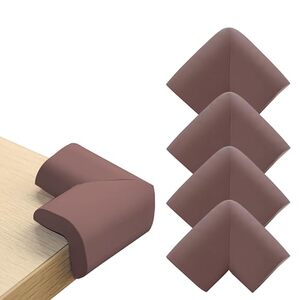(Min Buy 2) Baby Safety Corner Protector 4 Pcs, Brown