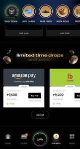CRED: Limited Time Drop Amazon Pay Gift card at 5% off