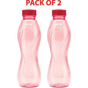 Pack of 2 Milton 1000ml Water Bottles | Leakproof Reusable Water Bottle for Home, Office & Gym | Assorted Colors
