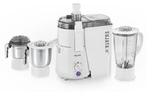 SUJATA Maxima 900 W Juicer Mixer Grinder (Powermatic Maxima 3 Jars | White)