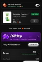 Pop Shop Get 3 100ml facewash at 75