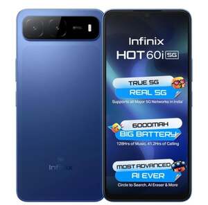 Infinix HOT 60i 5G (Shadow Blue, 128 GB) (4 GB RAM)