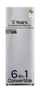 Godrej 223 L Frost Free Double Door 3 Star Refrigerator (Steel Rush, RF EON 244CN RCIF ST RH)
