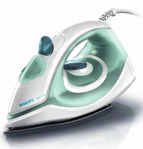 PHILIPS GC1903/21 1300 W Steam Iron (White and Green)