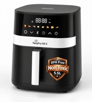 Inalsa Tasty Fry D5.5, 1400W, Air Crisp Technology, Air fry, Bake, Air Fryer (5.5 L)