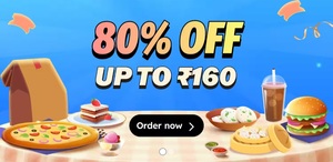 Zomato : 80% Off upto 160Rs on Food Orders (Location/User Specific)