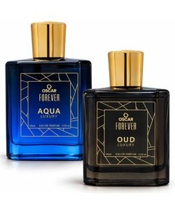 Forever Luxury Aqua & Oud Premium Perfume Combo, Strong & Long Lasting Fragrance Eau de Parfum  -  200 ml