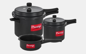 prestige HA Popular + 5 L, 3 L, 2 L Induction Bottom Pressure Cooker & Pressure Pan