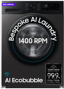 Samsung 12 kg 5 Star, AI Ecobubble, Super Speed, Wi-Fi, Hygiene S...more