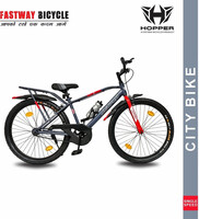 Fastway Bicycle HOPPER JETPRO IBC 26T , WITH 90% ASSEMBLED 26 T (inch) Road Cycle (Single Speed, Grey, Rigid)