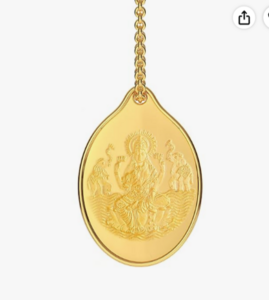 Malabar Gold & Diamonds 24K (999) Gold Coin Pendant 2 grams |Gold Coin cum Pendant 
