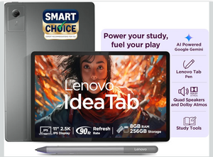 Lenovo Idea Tab Smartchoice with Pen|Wi-Fi| 11 Inch, 2.5K Display