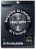 Samsung 9 kg 5 Star,Al Ecobubble, Wi-Fi,Fully Automatic Front Load with In-built Heater Blue (WW90DG6U24ASTL)
